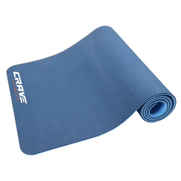 Crave Fitness - Premium Quality Non Slip TPE Yoga Mat Thumbnail
